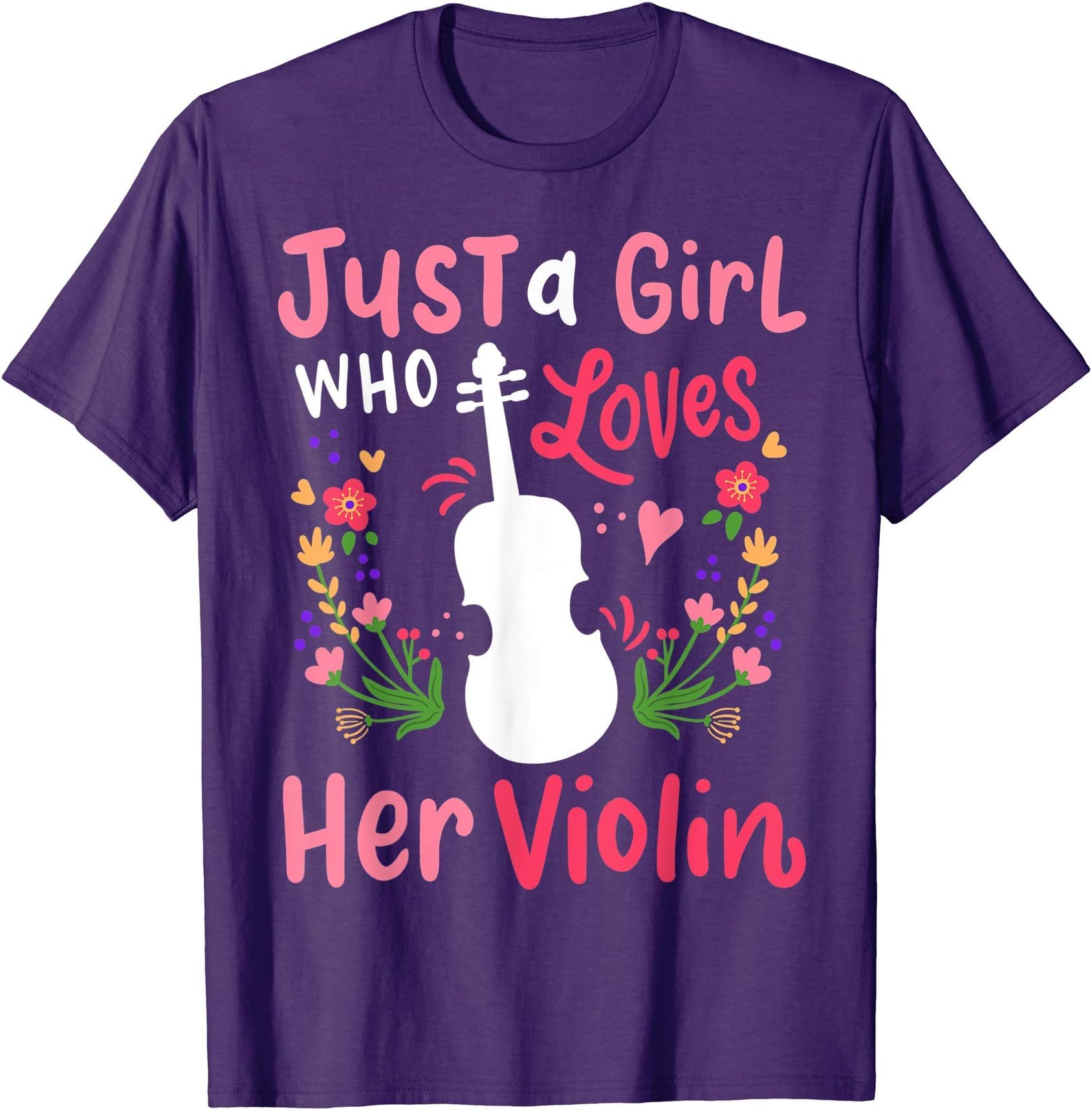 Just A Girl Who Loves Her ViolinViolin Violinist Just A Girl Who Loves Her Violin T-Shirt