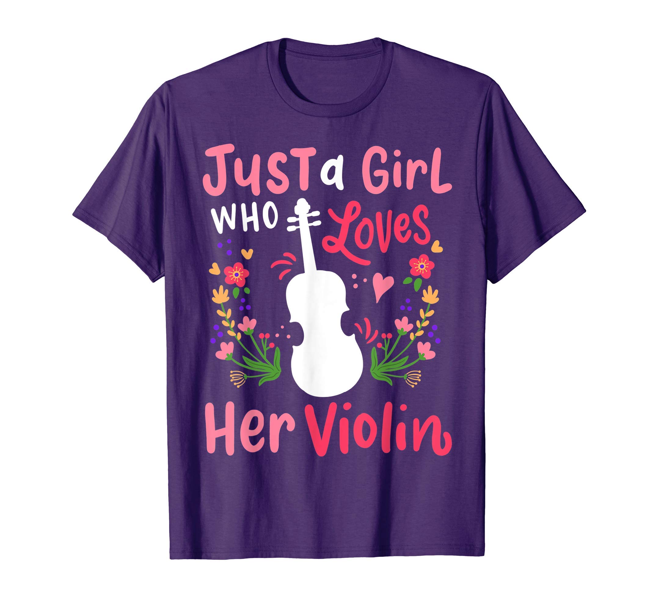 Just A Girl Who Loves Her ViolinViolin Violinist Just A Girl Who Loves Her Violin T-Shirt