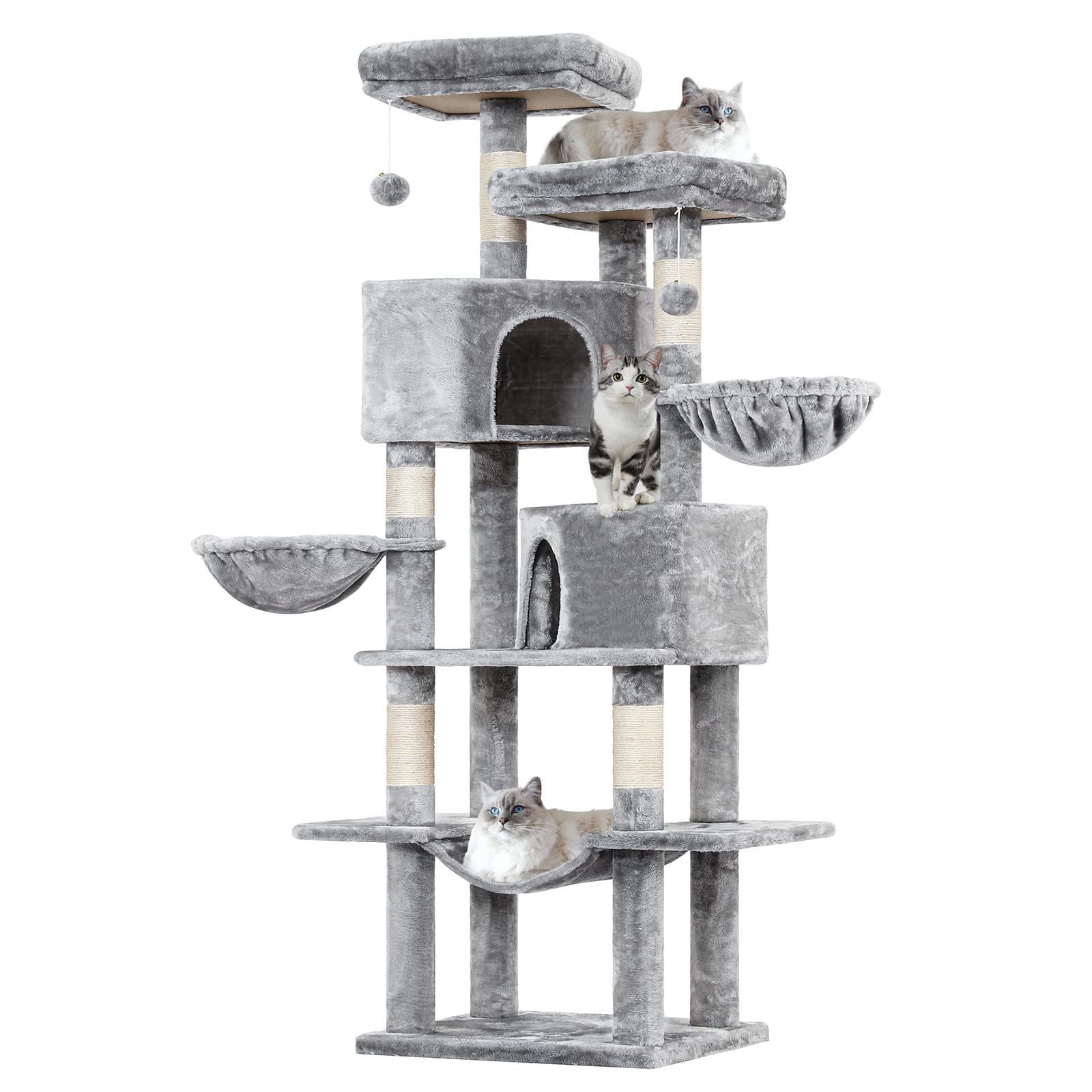 MSmask Rascador grande multicapa, Rascador suelo