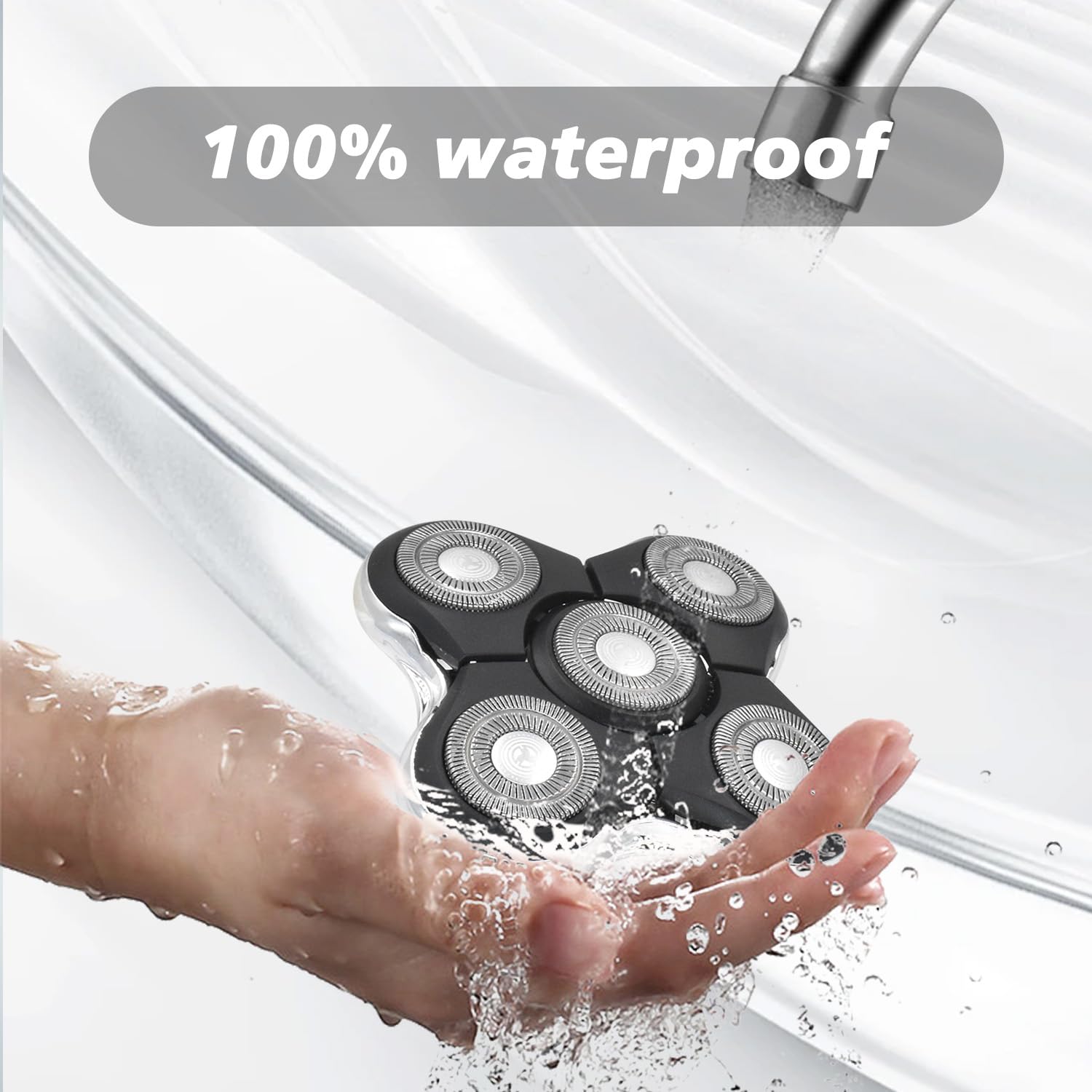 2 Pack Pro Head Shaver Replacement Blades Compatible with Remington Balder Pro Head Shaver Model XR7000, 5 Dual Track Heads for Remington Shaver, Precision Electric Shaving for Bald Men - Image 3