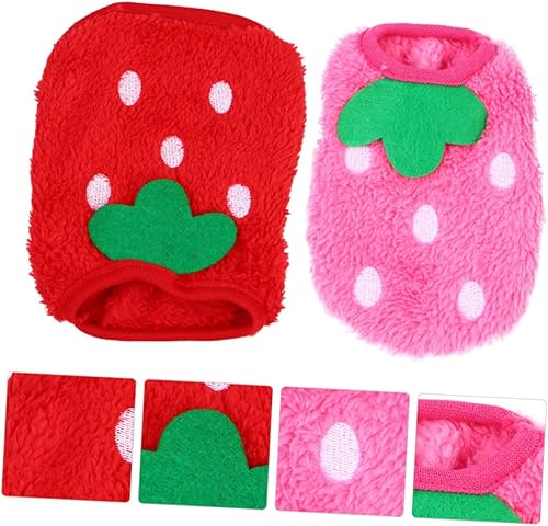 Miniatura 8 de Ipetboom Ropa de conejo para mascotas, ropa para cachorros, 2 piezas, ropa cálida para mascotas, ropa de conejillo de indias, ropa para cachorros,