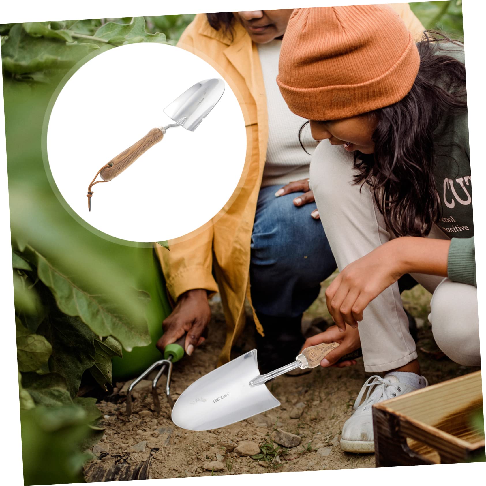 2 Stück Gartenschaufel Gartenhandwerkzeuge Gartengeräte Anlage Gartengerät Pflanzen Gartenwerkzeug Gartenspaten Handwerkzeuge Für Gartenarbeit Gartenkellen Rostfreier