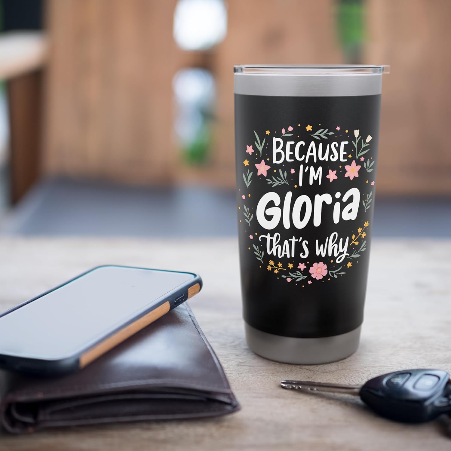 Women Because I'm Gloria That's Why Woman Stainless Steel Insulated Tumbler - Image 7