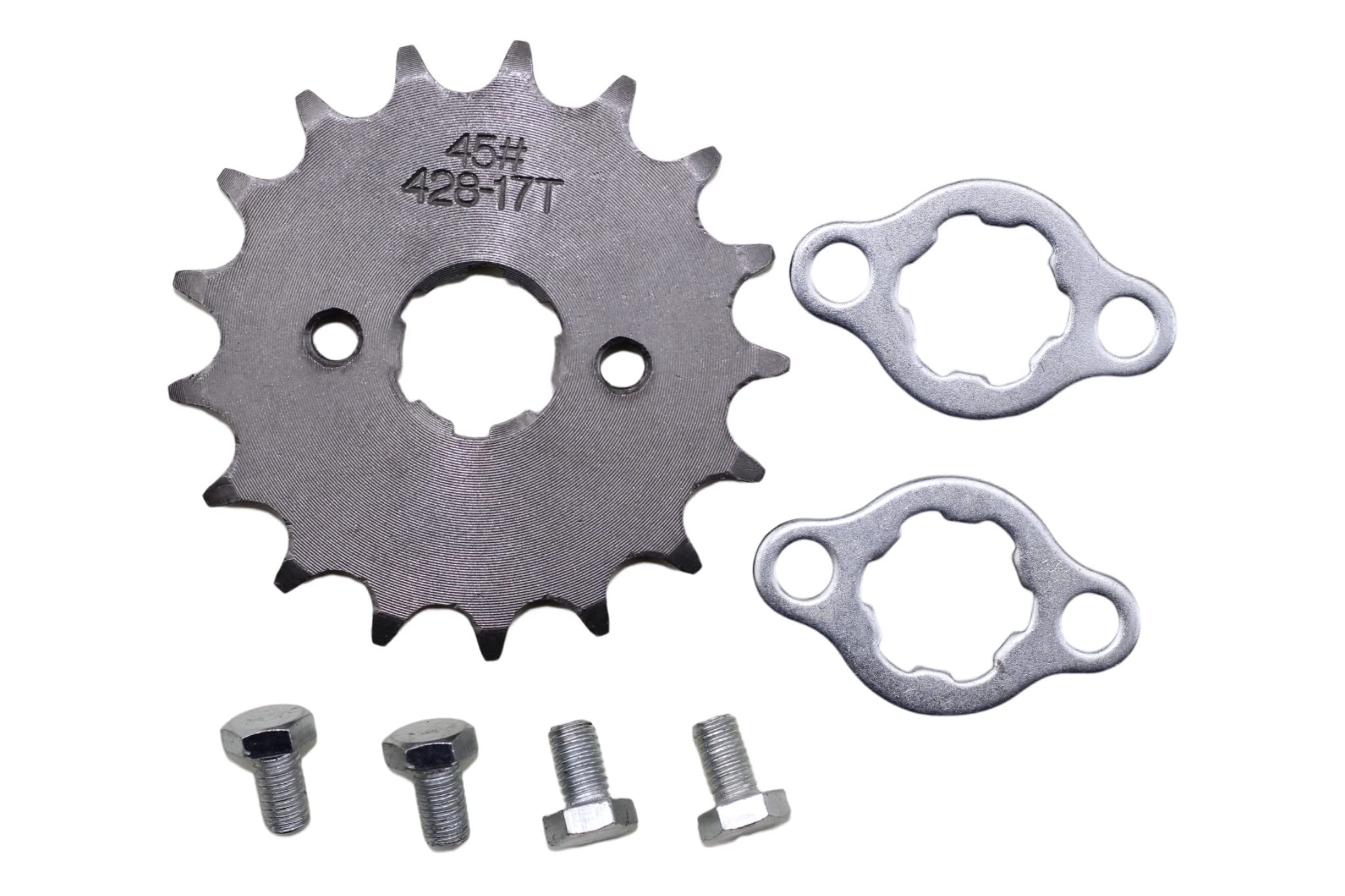 Trkimal Motorcycle 428 Front Sprocket for 50cc 70cc 90cc 110cc 125cc 140cc 160cc Dirt Pit Bike Mini Bike TaoTao Roketa Coolster Sunl Lifan Loncin ATV