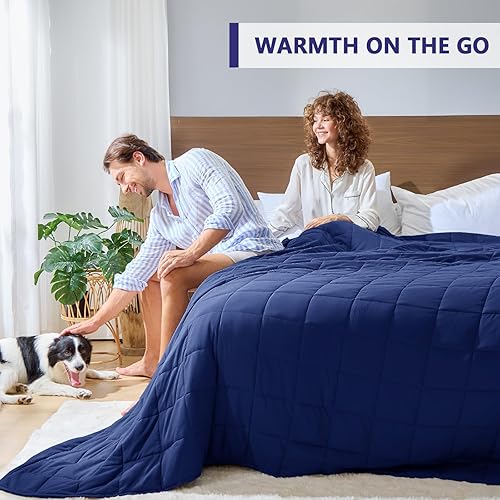 Vista 173 de yescool - Manta con peso, 10 libras, fresca, transpirable, con cuentas de cristal prémium, lavable a máquina, para dormir, 90-110 libras, 41 x 60