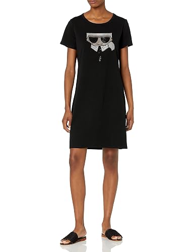 karl lagerfeld paris t shirt dress Rue St-Guillaume T-shirt dress | Black | Women