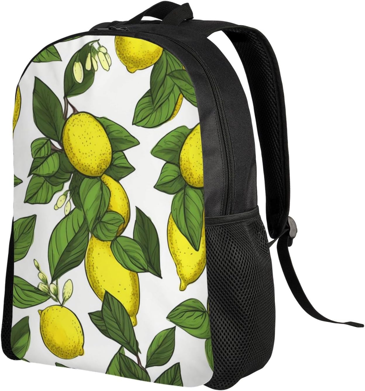 Yellow Fresh Lemons Backpack Lightweight Bookbag 16 Inch image 2