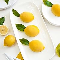 Vista 2 de OCPO KITCHEN Molde de silicona para hornear en forma de limón, molde de mousse para pastel, caramelo, chocolate, postre, pastelería, helado, pudín