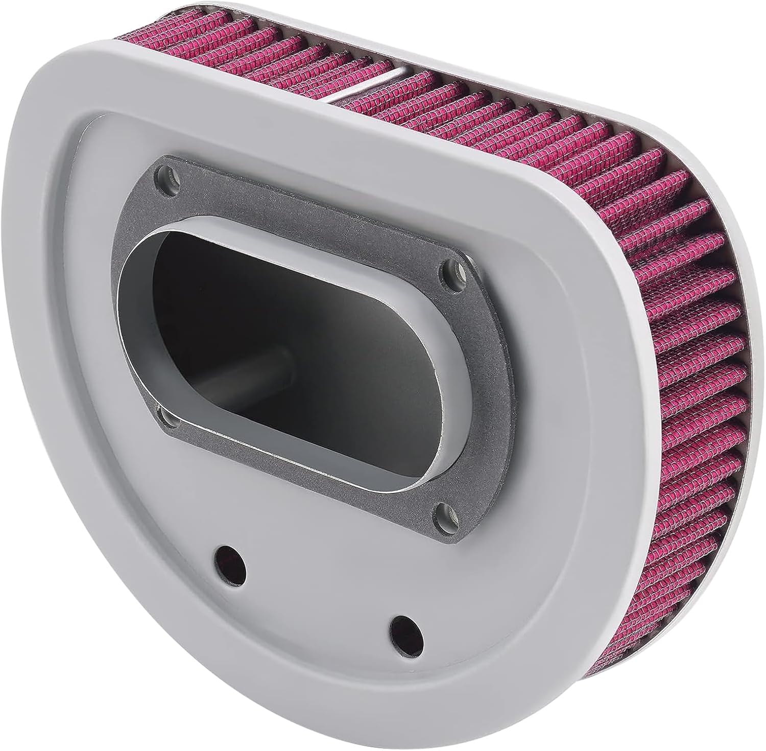 Motorcycle Air Filter 29462-99 1011-4208 High Flow Intake Cleaner Accessories for Harley 1999-2001 Touring Electra Glide, Road King and Road Glide Models (Red)