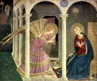 Posterazzi Old Masters The Annunciation Poster Print by Fra Angelico, (18 x 24)