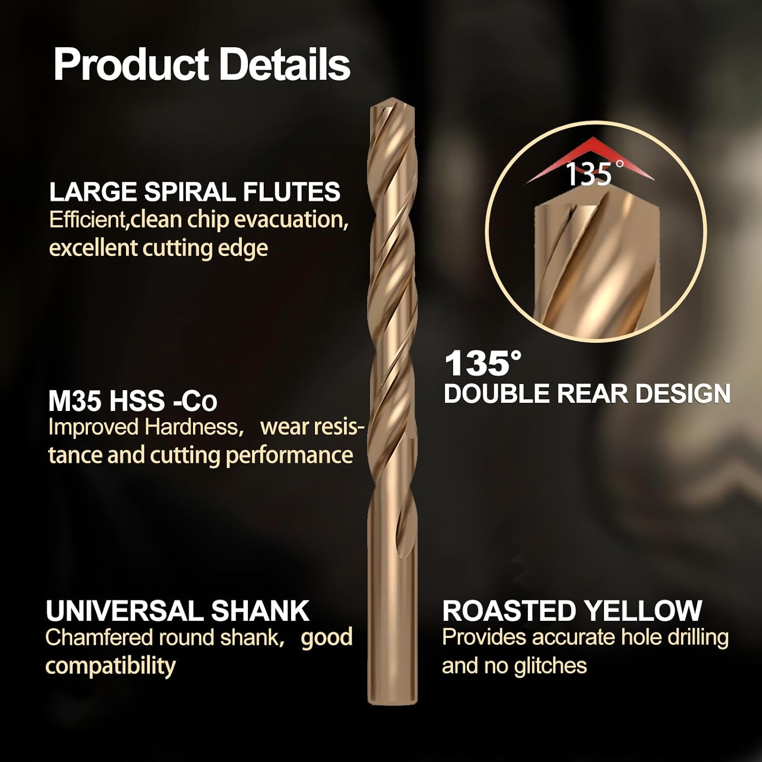 M5 x 0.8 Straight Flute Thread Tap and 4.2mm Twist Drill Bit Set, High Speed Steel (HSS 6542) & M35 Cobalt, Metric Machine Screw Threading and Drilling Tool for Metalworking