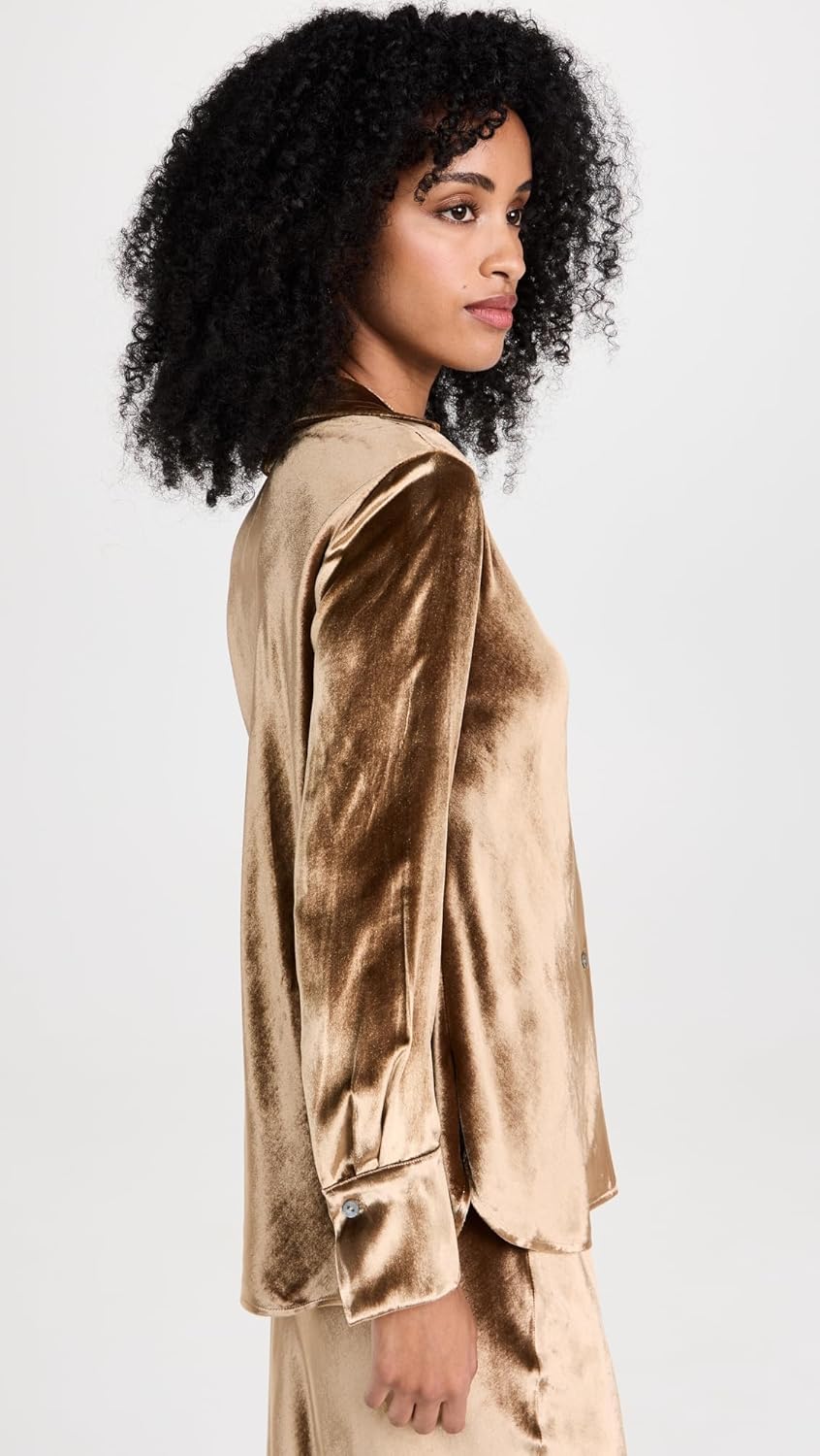 Vince Women's Bias Long Sleeve Shirt - Image 4