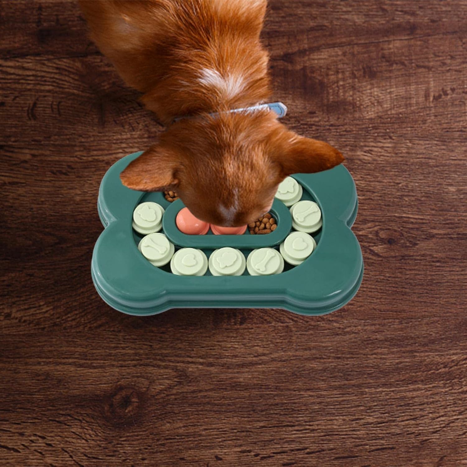 Dog Puzzle Toys, Interactive Brain Games Puppy Treat Toy for Boredom, Slow Feeder Pet Bowl Food Dispenser, Stimulation IQ Training Feeder for Small Medium Dogs(C)
