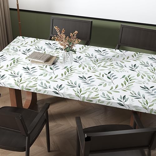 Miniatura 7 de Papel tapiz de hojas para despegar y pegar, papel tapiz de acuarela para pegar y despegar hojas verdes, papel de contacto para gabinetes, papel de