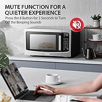 Vista 6 de TOSHIBA ML-EM45PIT(SS) Horno microondas de encimera con tecnología inversor, esenciales de cocina, sensor inteligente, descongelación automática