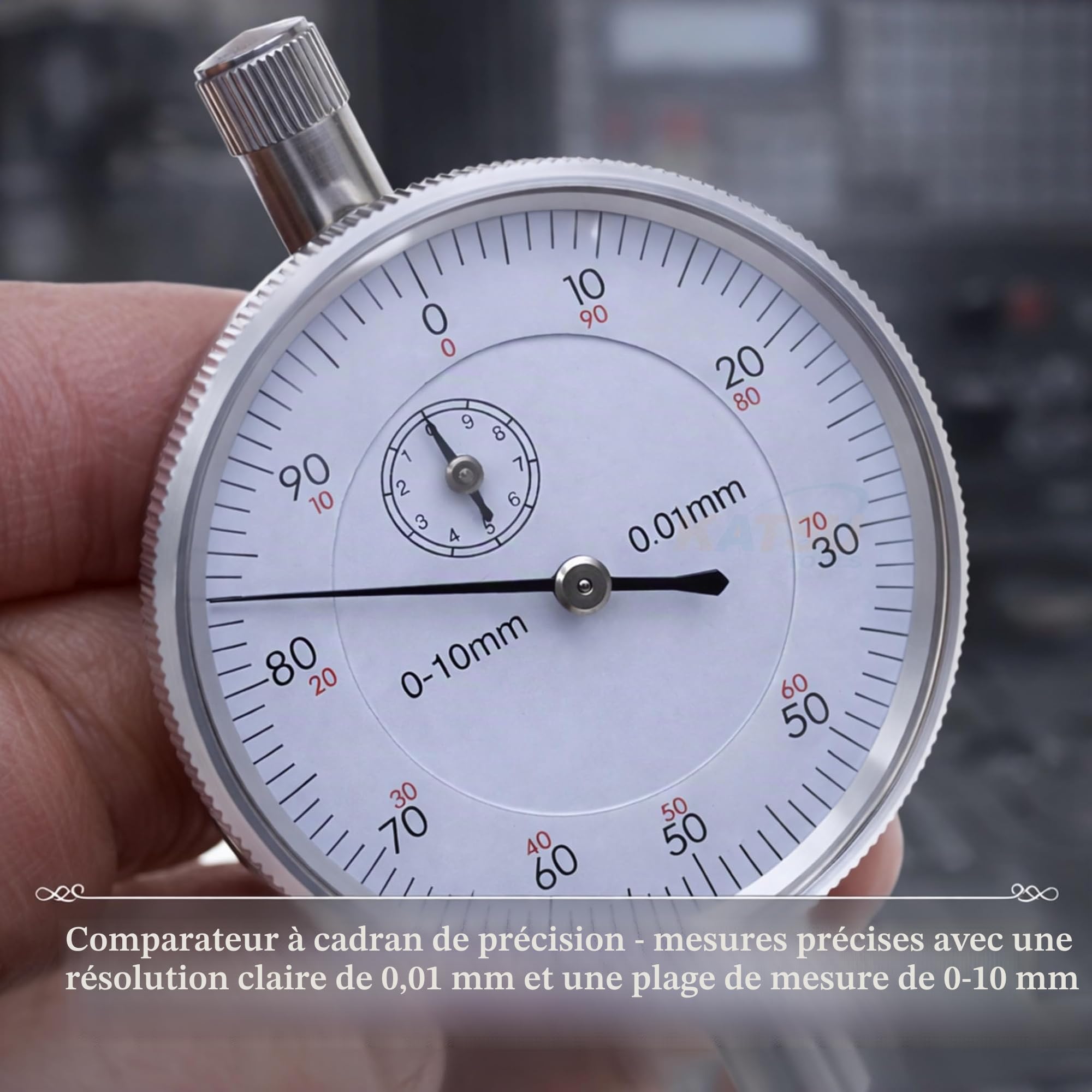 KATSU Jauges d'Alésage, 50-160mm Métrique 0,01mm Précision Indicateur de Diamètre d'Alésage à Cadran Kit d'Outils de Mesure de Fraisage de Trou Interne de Cylindre de Moteur 401115