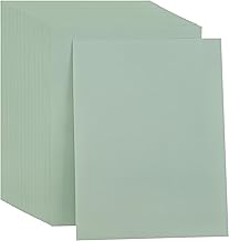35 Sheets Sage Green Cardstock 8.5 x 11 Inch Card Stock Boho Paper 250GSM/92LB Thick Paper for Card Making Scrapbooking DIY Crafts UAP31SG35