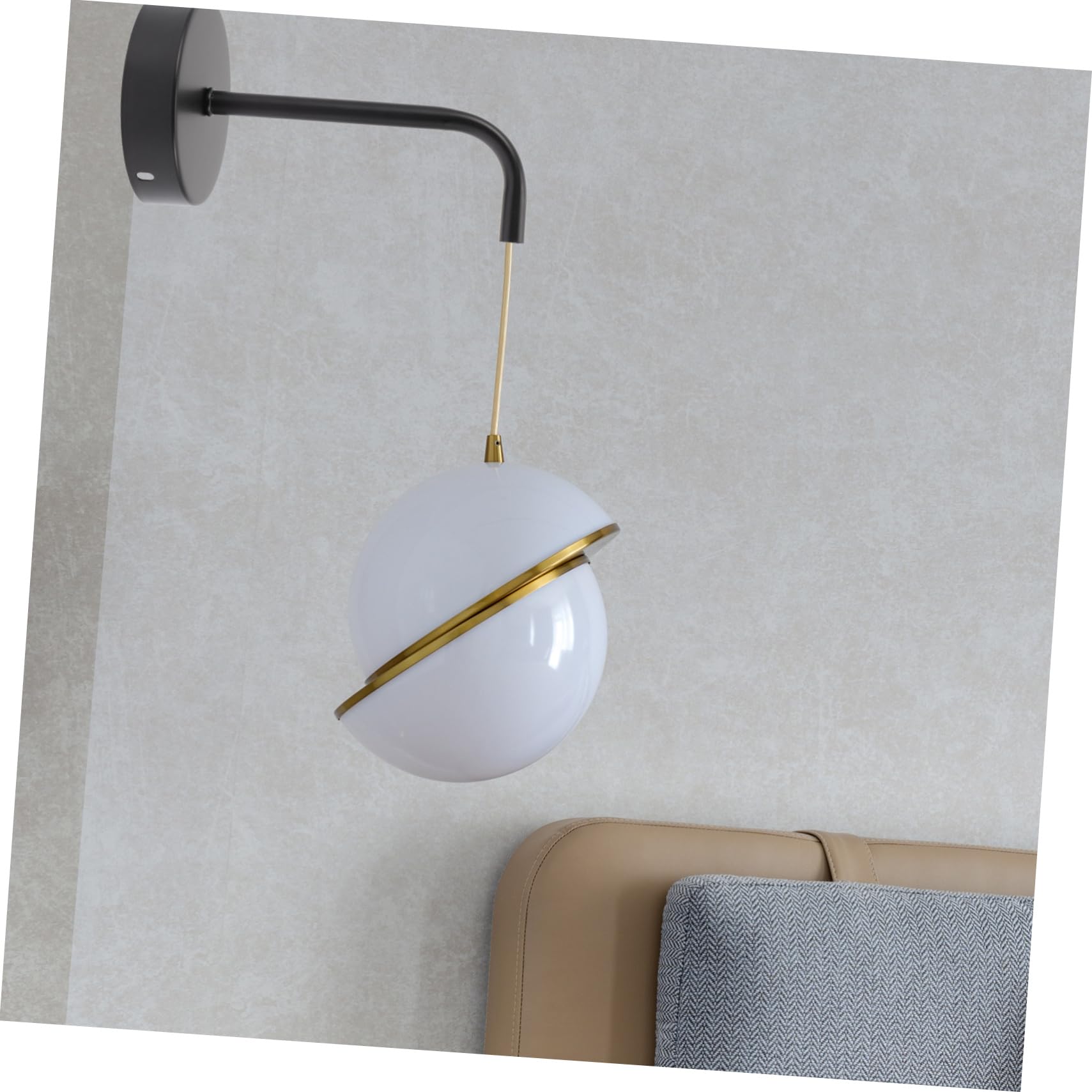 Housoutil 2 Set Accessori Per Lampade Parete Supporto Per Tubo Dell'Acqua Stand Appeso Lampadario Appeso Applique Parete Luce Staffa Del Basamento Lampada Stand Supporto Della