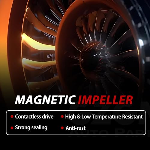 Miniatura 6 de Bomba de agua de motor eléctrico compatible con BMW 325i 330i X3 X5 630i 730Li 130i Z4 X1 2005-2015, 2.5L 3.0L L6, para motor N52, repuesto #