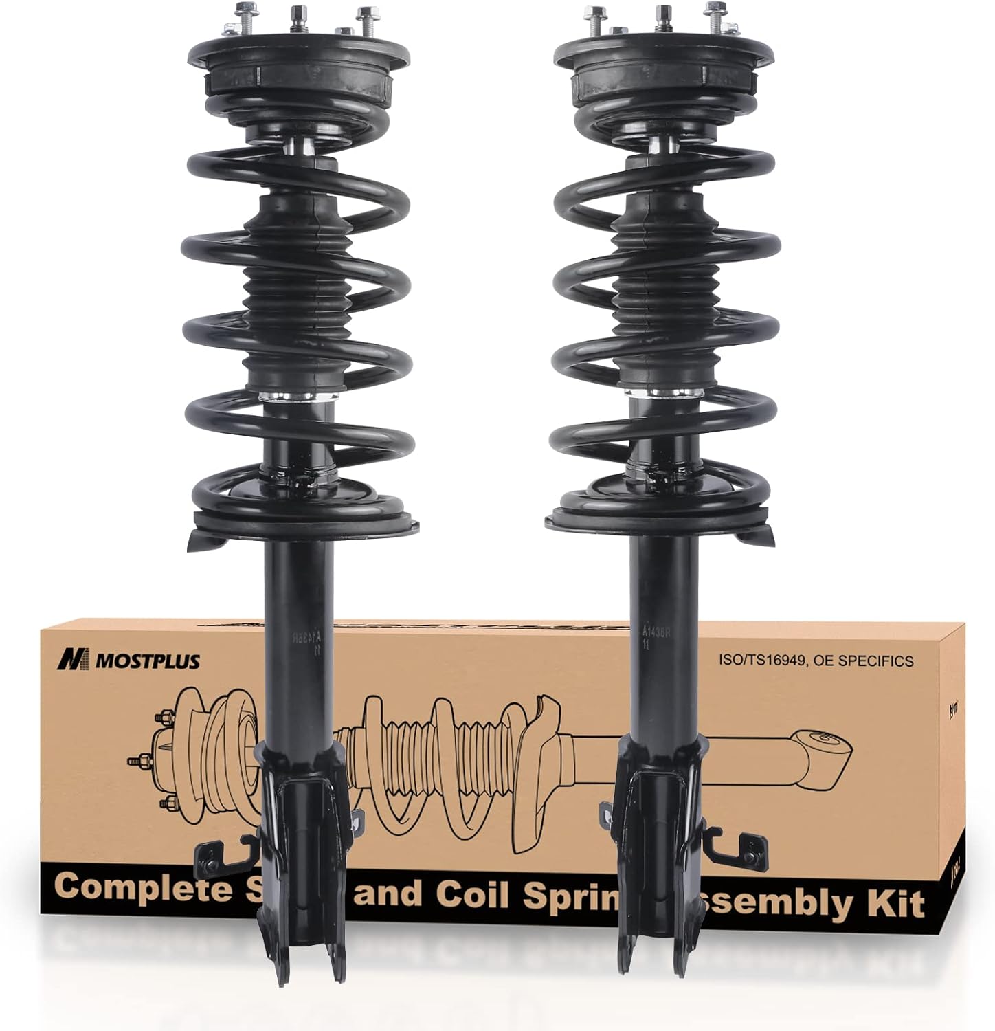 MOSTPLUS Front Struts Assembly Shocks Compatible with 2007