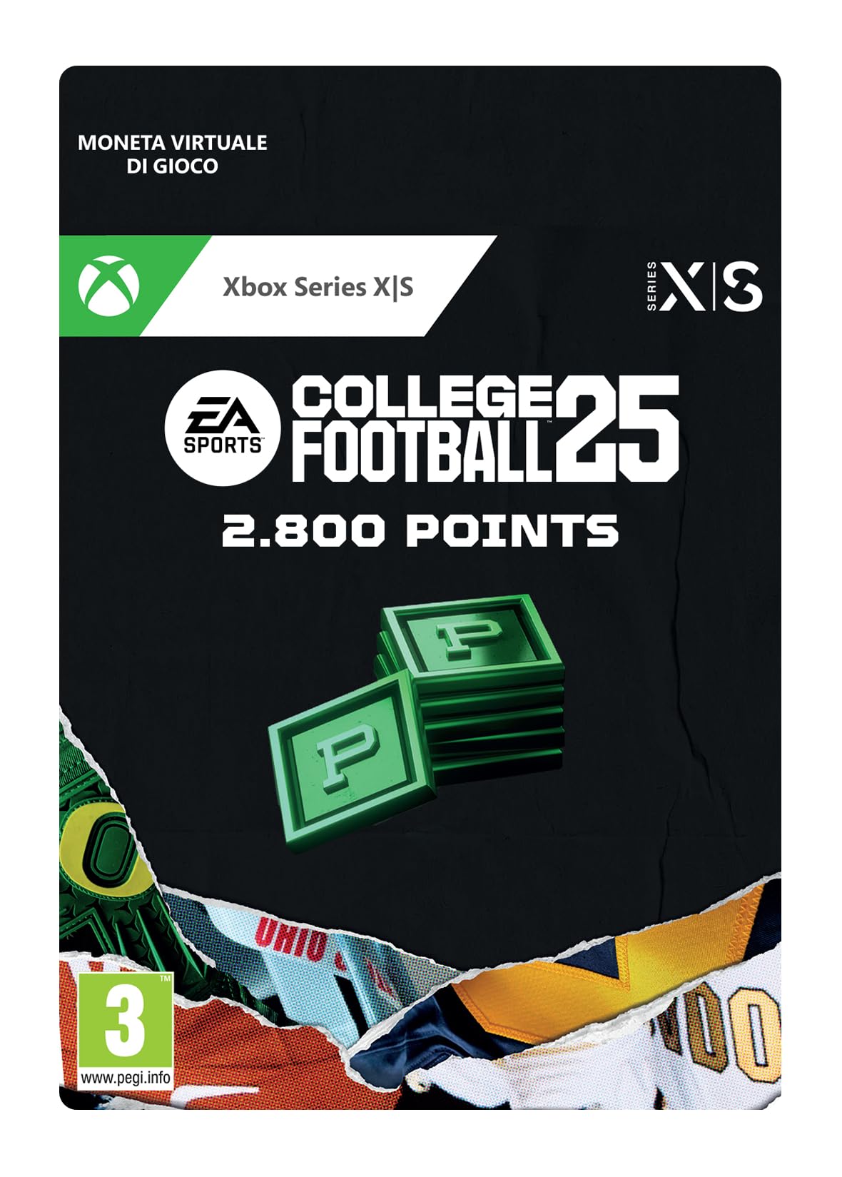 College Football 25: 2800 Points | Xbox Series X|S - Codice download