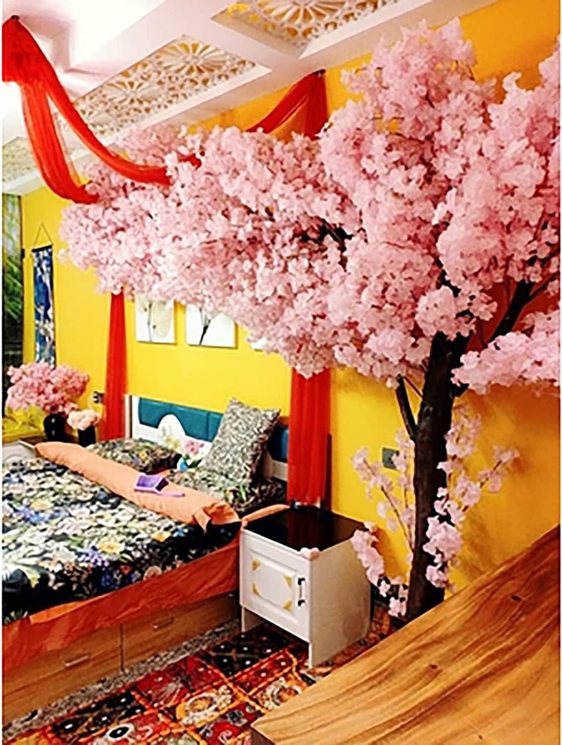 Albero Di Sakura Magico - Decorazione Giapponese 13,5 Cm - Fiorisce Con Acqua - Per Desktop E Casa - Foto 10