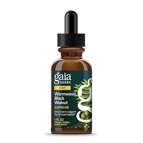 Gaia Herbs Wormwood Black Walnut Supreme Liquid Extract