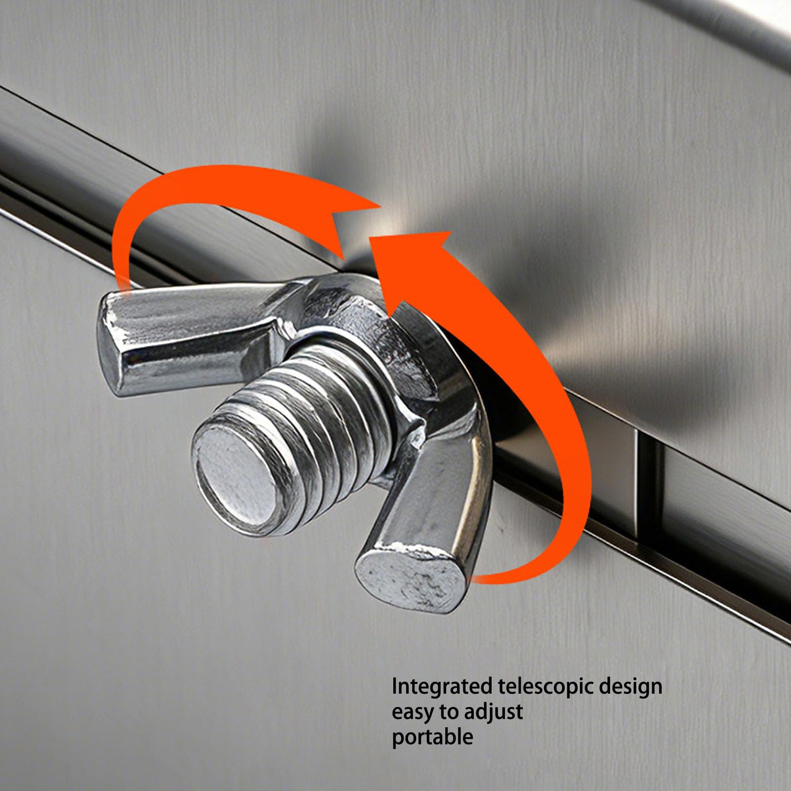 Fockety Truelle crantée réglable, 40 à 80 cm, en acier inoxydable, pour carrelage, sols, murs, cuisines et salles de bains. Ergonomique, rapide et précise pour l'application du ciment