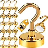 Vista 20 de Diymag Ganchos magnéticos en S, fuertes y resistentes, 30 lb de capacidad, para crucero, aula, refrigerador, cabañas, parrilla, cocina, garaje