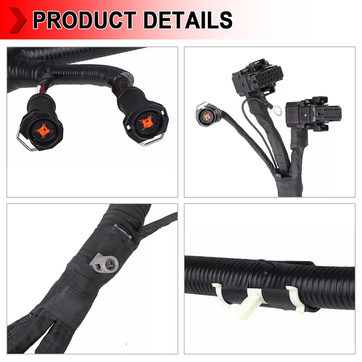 FICM Engine Fuel Injector Control Module Wiring Harness Compatible with Ford Powerstroke 6.0L Diesel 2003-2007 F250 F350 F450 F550 Excursion, Replace 5C3Z-9D930-A, 5C3Z9D930A