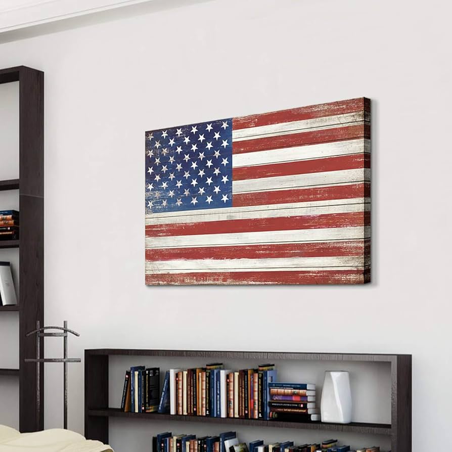 ✝️From old American canvas✝️ SIGNLEADER American Gothic by Grant Wood - Picture Frame