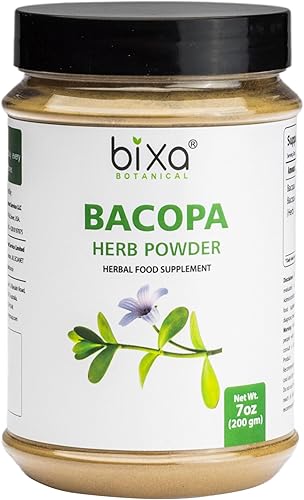Bacopa en polvo Bacopa monnieriBrahmiUn Suplemento de cerebro Tonic  ayurvédica Herbal ideal para la inteligencia de cerebro  Focus  útil para