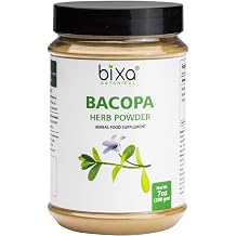 bixa BOTANICAL Brahmi Powder | Bacopa Monnieri | Brahmi Leaves 200 Grams / 7 OZ | Ayurvedic Herbal Supplement | Gluten Free, Non-GMO, Steam Treated, Vegan, 100% Pure.