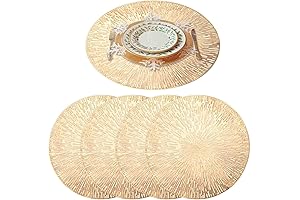 Giverare Gold Placemats: Protect Your Table with Elegance