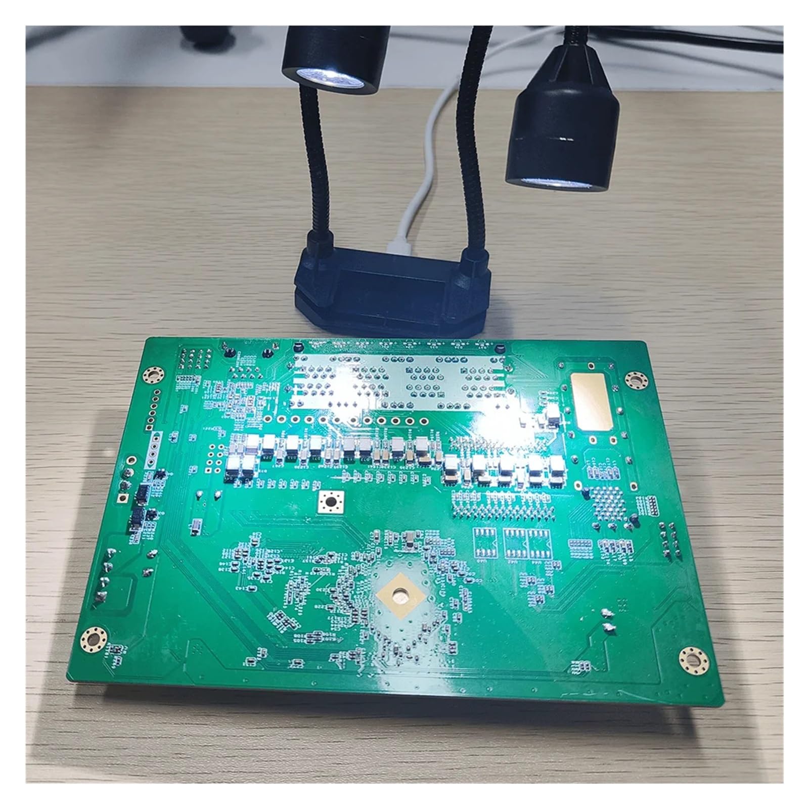 Microscopio Industrial 4K Full HD con Montura C, cámara Digital, Soldadura de PCB, reparación teléfonos móviles, microscopio Doble luz LED