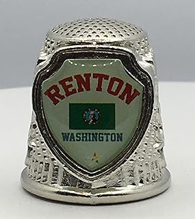 646 Renton (Washington) City Collectible Souvenir Thimble