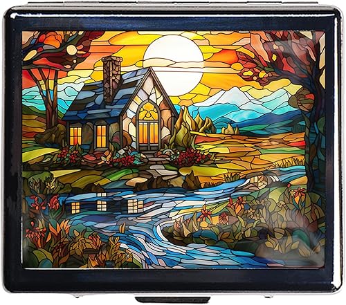 Pastillero vintage plateado de 7 días de metal con espejo y 8 compartimentos, lindo organizador de pastillas de viaje para bolso (cabina de