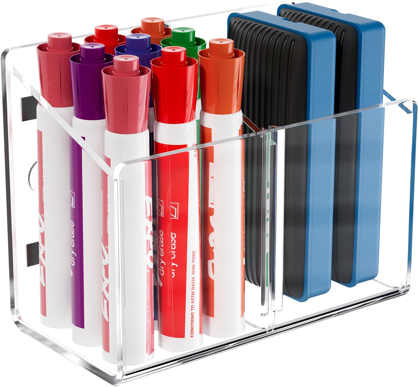 Bluecell World Office Supplies Acrylic Pen Holder