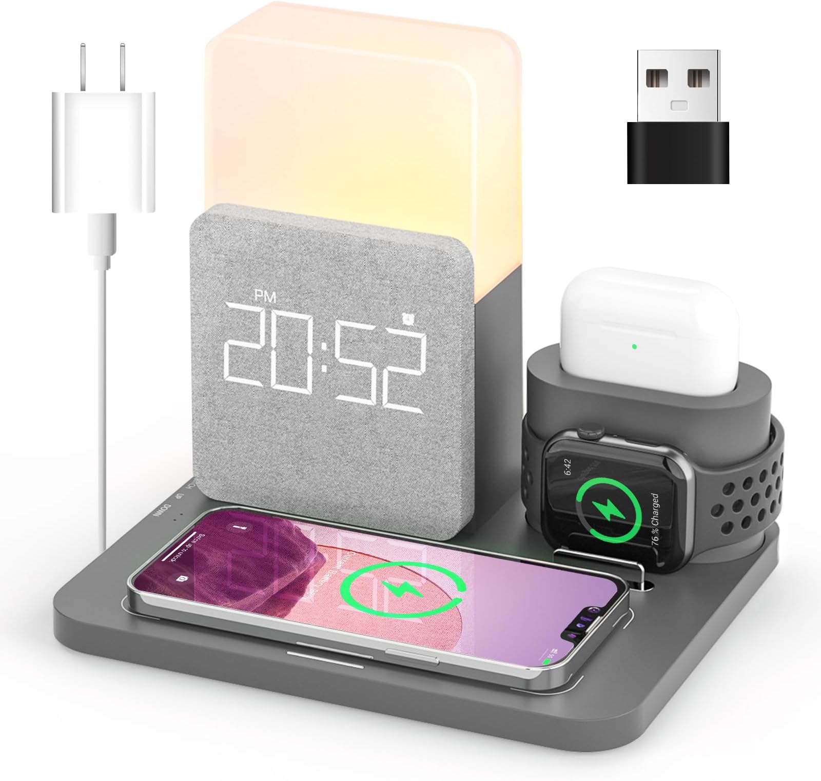 Chargeur Sans Fil 10W LIVOO - Induction Et Stérilisation UV (neuf)