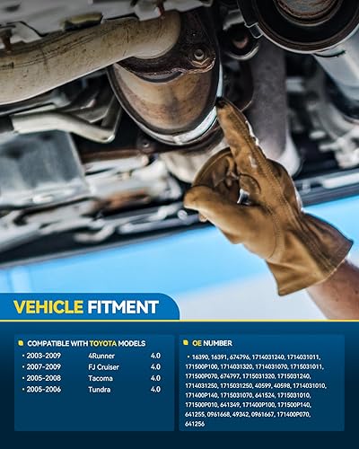 Vista 106 de PHILTOP Convertidor catalítico de alto flujo para Encore 1.4L 2013-2021, Cruze 1.4L 2011-2015, Cruze Limited 1.4L 2016, Sonic 1.4L 2012-2020, Trax