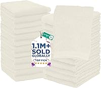 Vista 23 de DAN RIVER Paquete de 6 toallas de mano de alta calidad (16 x 28 pulgadas), 100% algodón, ultra suaves, ligeras, altamente absorbentes, para baño