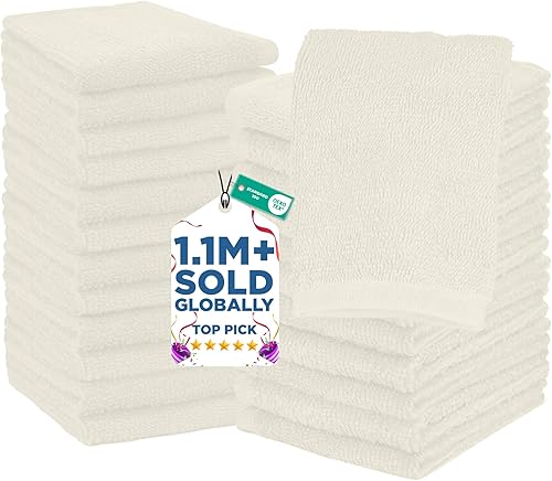 Vista 22 de DAN RIVER Juego de 4 toallas de baño, 27 x 54 pulgadas, 100% algodón, más grandes y ligeras, de secado rápido, súper suaves y absorbentes, toallas
