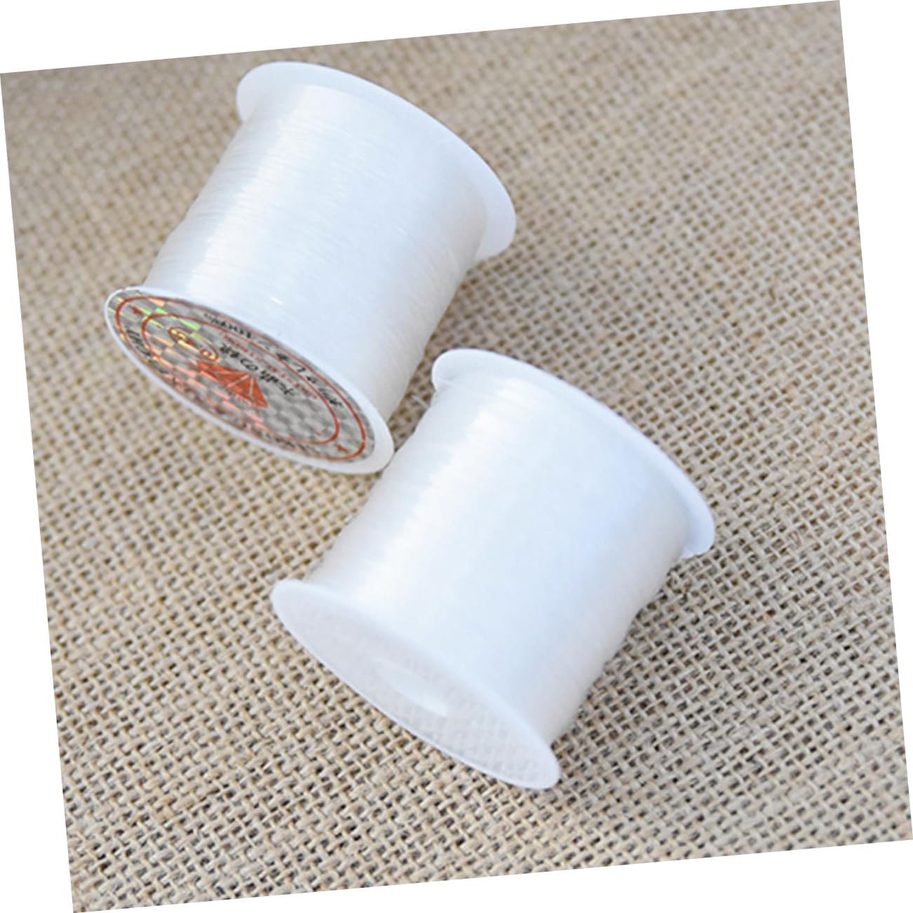 LALAFINA Jewelry Making Thread Crystal String Beading Cord 0.45mm Strong Nylon Line 35m/roll Easy to Cut for Bead Stringing and Jewelry Repair