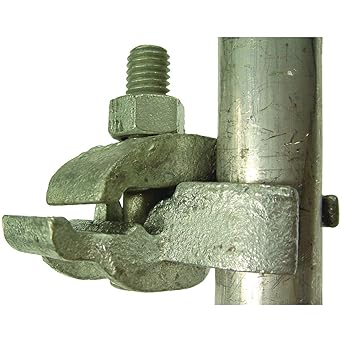 Killark ECC300 Edge Conduit Clamp with Steel U-Bolts, Hex Bolts, Hex Nuts, 3 in Conduit, Malleable Iron