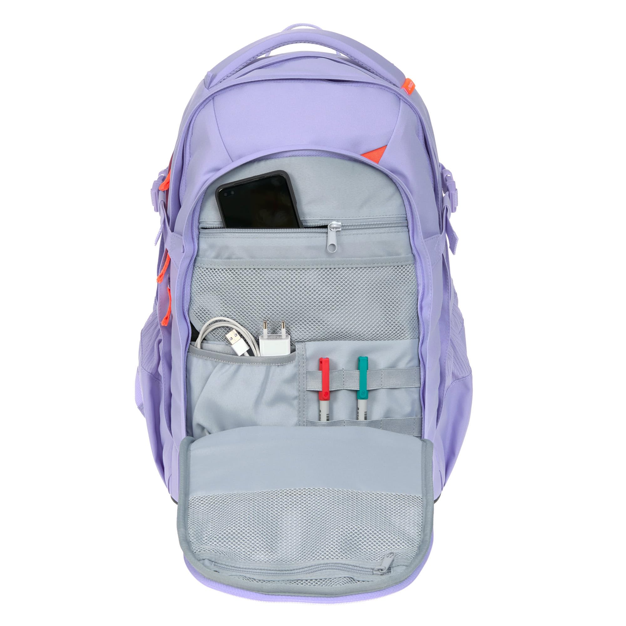 Bold Lässig Mochila Escolar Infantil Mochilas Escolares para niños y niñas Mochilas Escolares para Escolares/Bold School Backpack Lavender