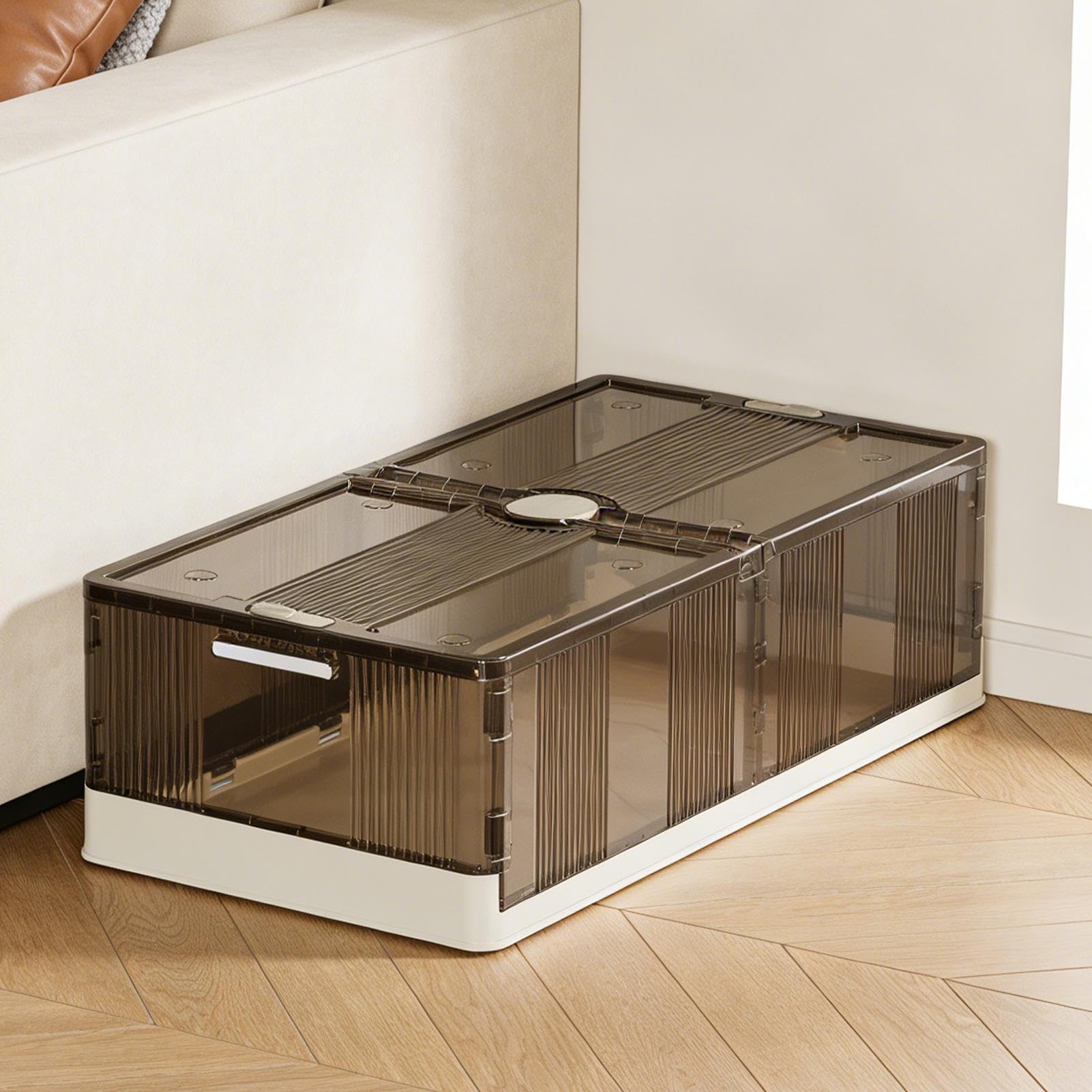 Unterbett-Aufbewahrungsbehälter, mobiler Schrank-Organizer, Mehrzweckzubehör für Kleidung, Schuhe, Spielzeug, Decken – ideal für Schlafsäle und Wohnungen