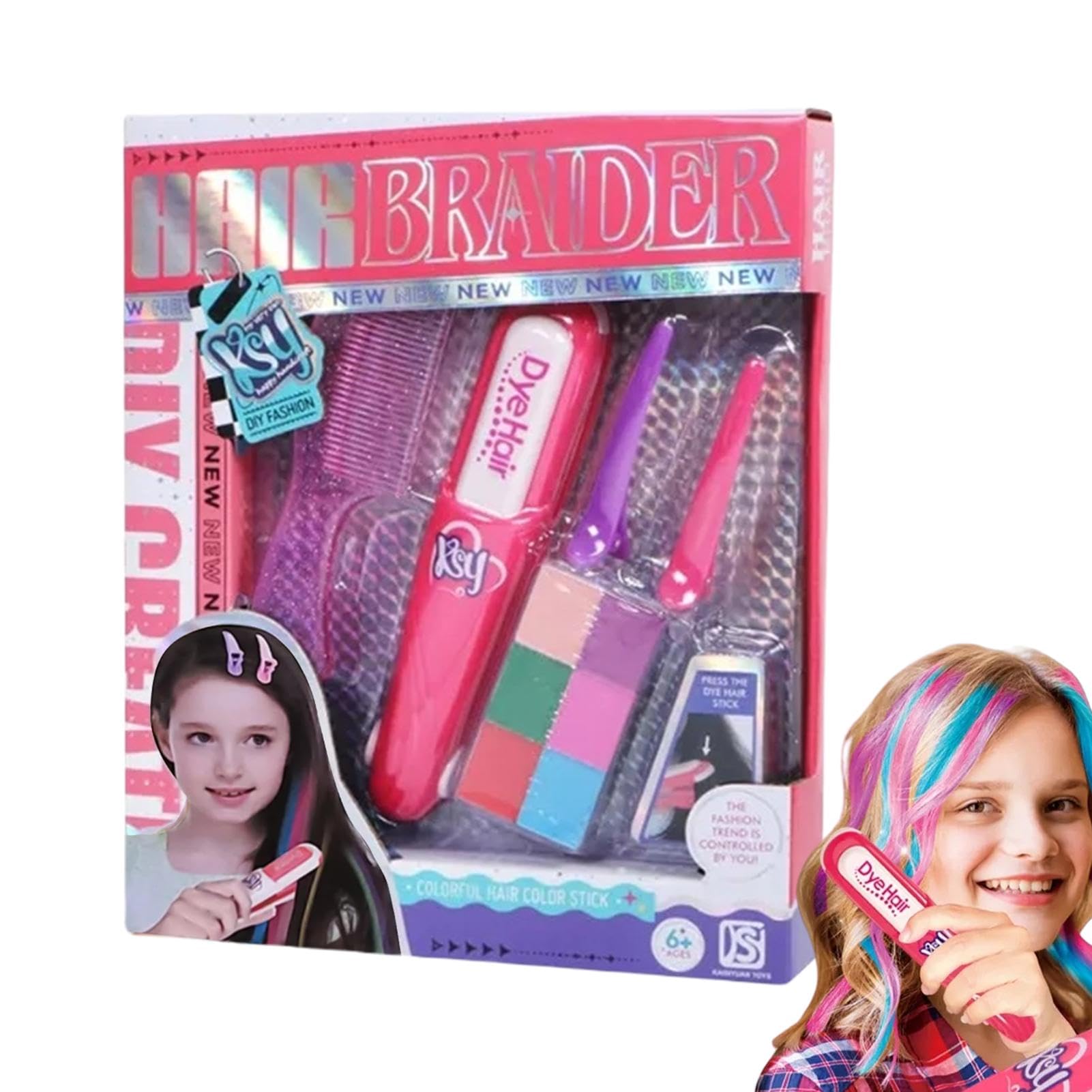 Amazon.co.jp: キッズヘアカラーリングおもちゃ、キッズヘアカラー  