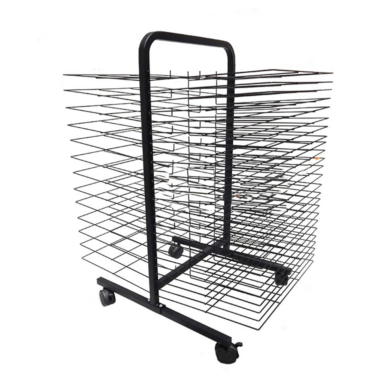 Suszarka Do Dzieł Sztuki, Suszarka Do Ubrań W Klasie, (38-warstwowa Półka) Metalowy Stojak Do Przechowywania Dzieł Sztuki, Stojak Oszczędzający Miejsce Do Suszenia Obrazów Olejnych W Szkole Artystyczn