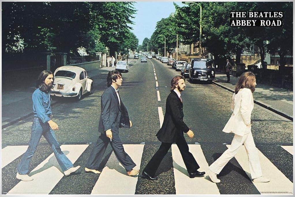 Grindstore The Beatles Abbey Road Laminated Maxi Poster Wall Art