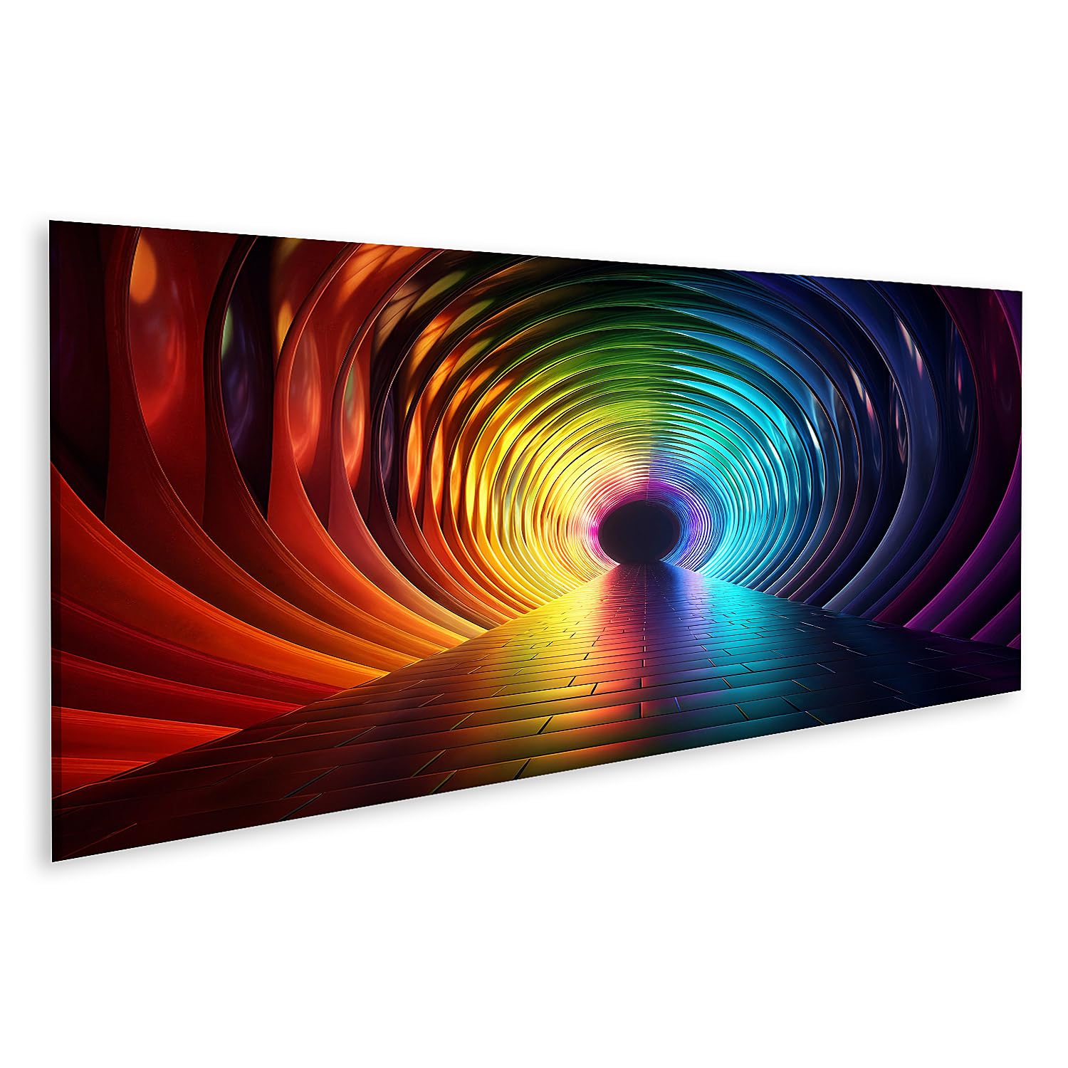 Islandburner Leinwandbild 'Waschbär Spielt Gitarre' - 100x57cm Wandbild Für Restaurant & Wohnzimmer